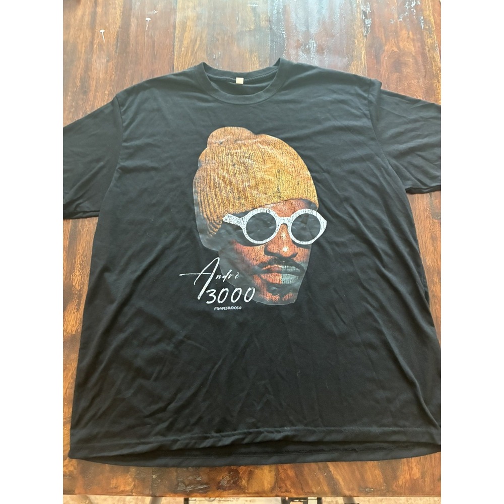 OutKast Andre 3000 Vintage Music Lover T-Shirt, Retro Graphic Tee. 3XL